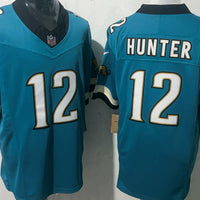 Men's Jacksonville Jaguars Travis Hunter #12 Teal Alternate Game Jersey