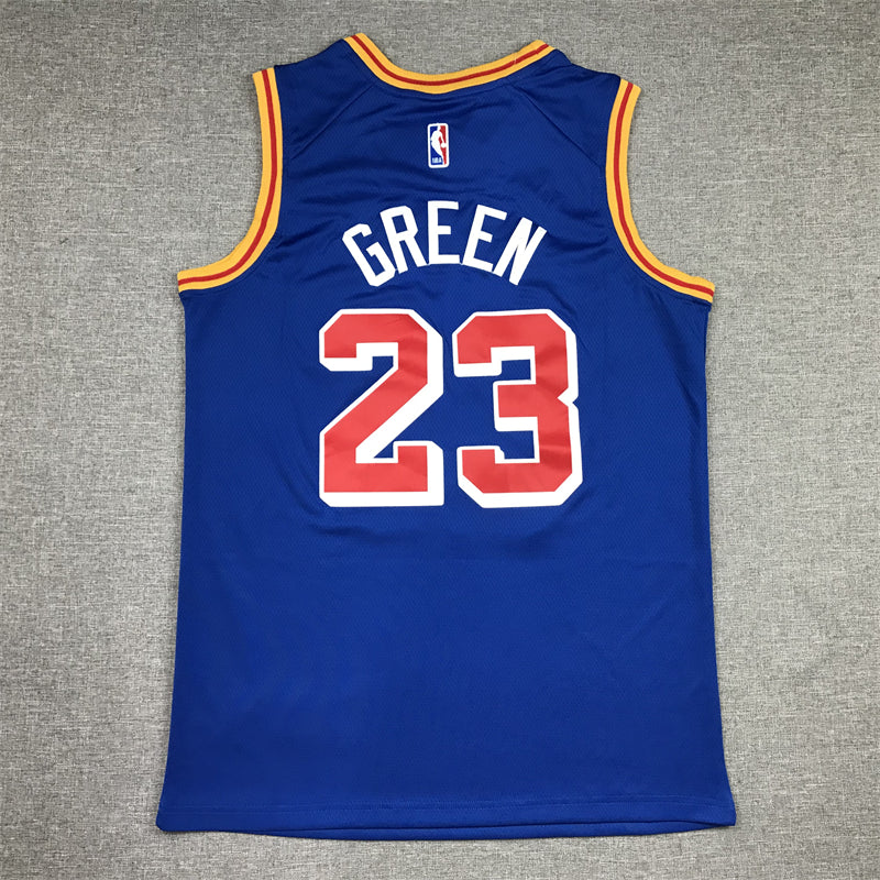 Men's Golden State Warriors Draymond Green #23 Blue Swingman Jersey1