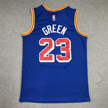 Men's Golden State Warriors Draymond Green #23 Blue Swingman Jersey1