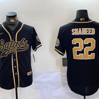 Men's New Orleans Saints Rashid Shaheed #22 Black Player Jersey1