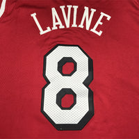 Men's Chicago Bulls Zach LaVine #8 Red 2021/22 Swingman Jersey1