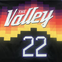 Men's Phoenix Suns DeAndre Ayton #22 NBA Black Replica Jersey1 - City Edition