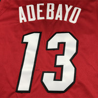 Men's Miami Heat Bam Adebayo #13 Red 2022/23 Swingman Jersey1 - Statement Edition