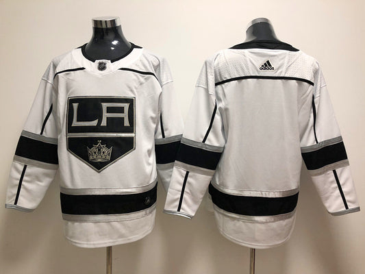 Men's Los Angeles Kings White Breakaway Away Blank Jersey1