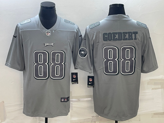Men's Philadelphia Eagles Dallas Goedert #88 Gray Atmosphere Fashion Game Jersey1