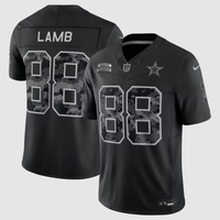 Men's Dallas Cowboys CeeDee Lamb #88 Black 2026 Salute to Service Stitched Limited Jersey