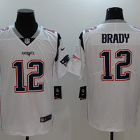 Men's Tom Brady #12 New England Patriots Jersey1 White