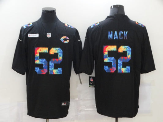 Men's Chicago Bears #52 Khalil Mack Black Game Jersey1