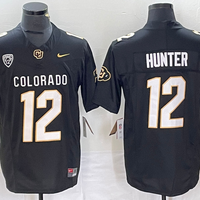 Men's Colorado Buffaloes Travis Hunter #12 Black Player Jersey