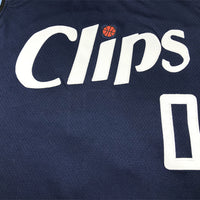 Men's LA Clippers Russell Westbrook #0 Navy 2023/24 Swingman Jersey1 - City Edition