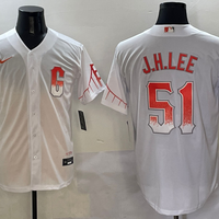 Men's San Francisco Giants Jung Hoo Lee #51 White City Connect Limited Jersey1