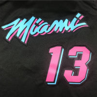 Men's Miami Heat Bam Adebayo #13 Black Swingman Player Jersey1