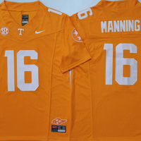 Men's Tennessee Volunteers Manning #16 Orange Game Jersey