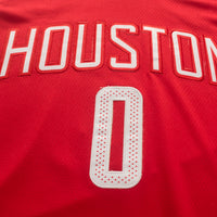 Men's Houston Rockets Russell Westbrook #0 NBA Red Classics Swingman Jersey1