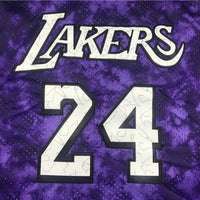 Men's Los Angeles Lakers Kobe Bryant #24 Purple Galaxy Swingman Jersey1