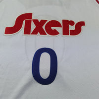Men's Philadelphia 76ers Tyrese Maxey #0 White 2024/25 Swingman Player Jersey1 - City Edition