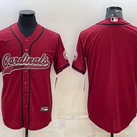 Men's Arizona Cardinals Red Blank Jersey1