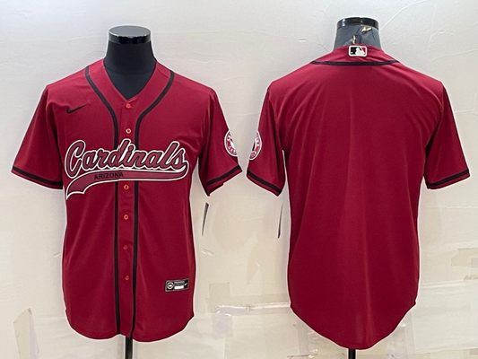 Men's Arizona Cardinals Red Blank Jersey1