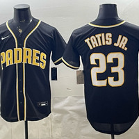 Men's San Diego Padres Fernando Tatis Jr. #23 Fashion Replica Black Out Jersey