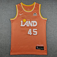 Men's Cleveland Cavaliers Donovan Mitchell #45 Orange 2025/26 Swingman Jersey - City Edition