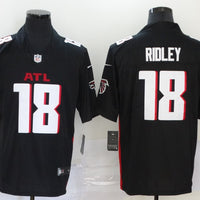 Men's Atlanta Falcons Calvin Ridley #18 Black Player Game Jersey1