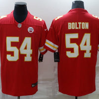Men's Kansas City Chiefs Nick Bolton #54 Red Game Jersey1