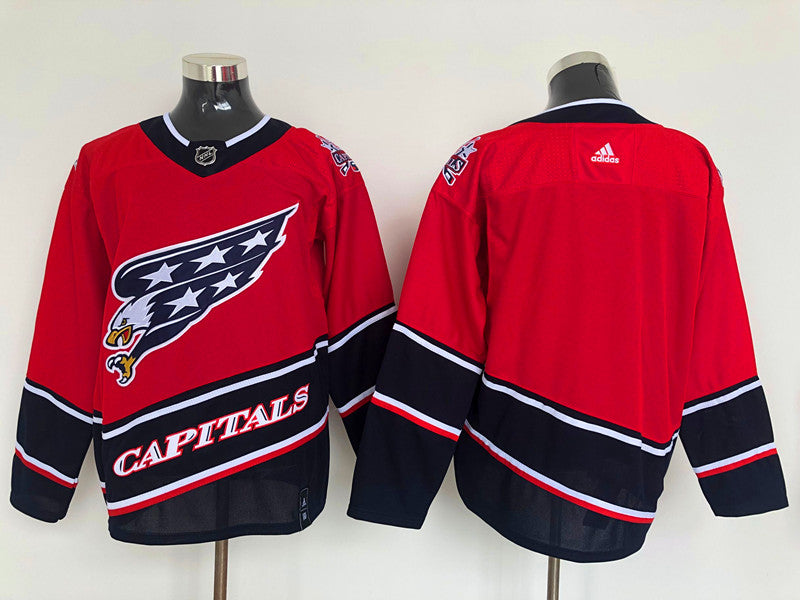 Men's Washington Capitals Red Breakaway Player Game Blank Jersey1