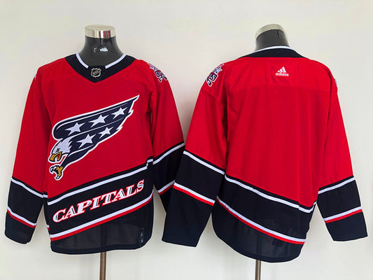 Men's Washington Capitals Red Breakaway Player Game Blank Jersey1