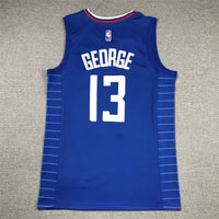 Men's LA Clippers Paul George #13 Royal 2022/23 Swingman Jersey1