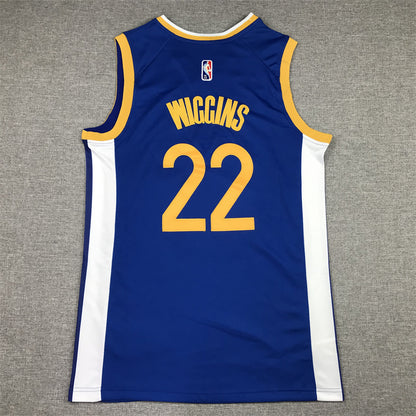 Men's Golden State Warriors Andrew Wiggins 2020/21 Fast Break Replica Jersey1