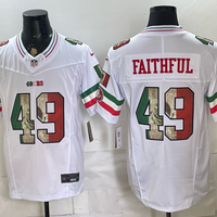 Men's San Francisco 49ers The Faithful #49 White Game Jersey