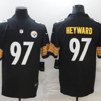 Men's Pittsburgh Steelers Cameron Heyward #97 Black Game Jersey1