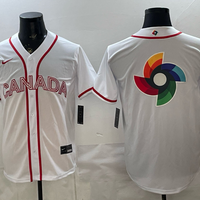 Men's Canada Baseball White 2026 World Baseball Classic Player Jersey