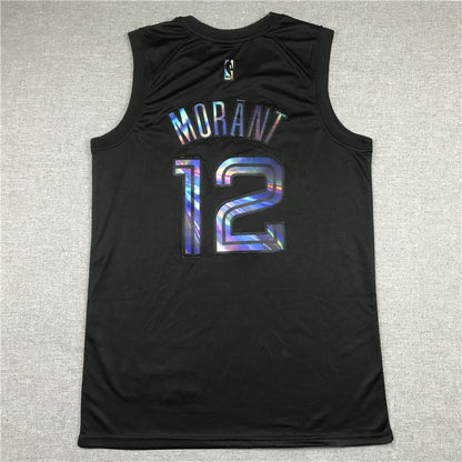 Men's Memphis Grizzlies Ja Morant #12 Black Swingman Fashion Jersey1