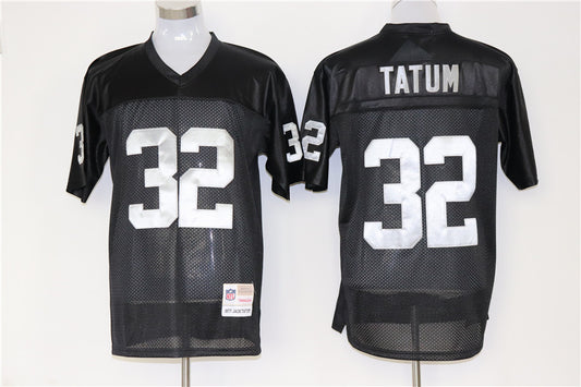 Men's Oakland Raiders Jack Tatum Mitchell & Ness Black Legacy Replica Jersey1