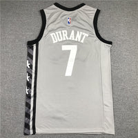 Men's Brooklyn Nets Kevin Durant Gray 2019 Fast Break Player Movement Jersey1