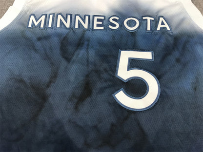 Men's Minnesota Timberwolves Anthony Edwards #5 Blue 2023/24 Swingman Jersey1 - City Edition