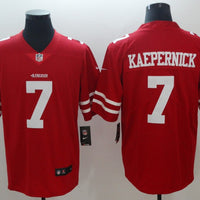 Men's San Francisco 49ers #7 Colin Kaepernick Player Jersey1 Red