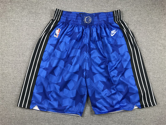 Men's Orlando Magic Blue 2023/24 Swingman Classic Edition Shorts1