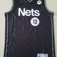 Men's Brooklyn Nets James Harden #13 Black 2020/21 Swingman Player Jersey1