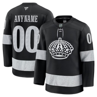 Men's Los Angeles Kings Fanatics Black Alternate Premium Custom Jersey