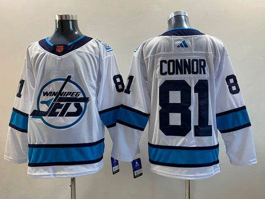 Men's Winnipeg Jets Kyle Connor #81 White Player Jersey1