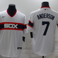 Men's Chicago White Sox Tim Anderson #7 White Stitched Jersey1