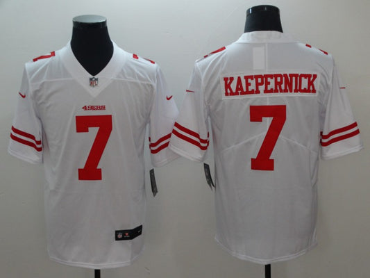 Men's San Francisco 49ers Colin Kaepernick #7 White Player Game Jersey1
