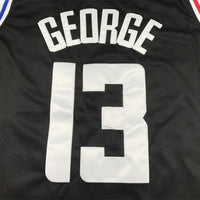 Men's LA Clippers Paul George #13 Black 2022/23 Fastbreak Jersey1 - City Edition