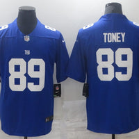 Men's New York Giants Kadarius Toney #89 Blue Game Jersey1