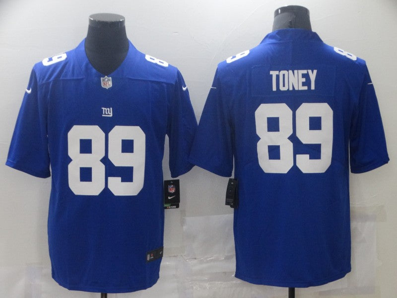 Men's New York Giants Kadarius Toney #89 Blue Game Jersey1