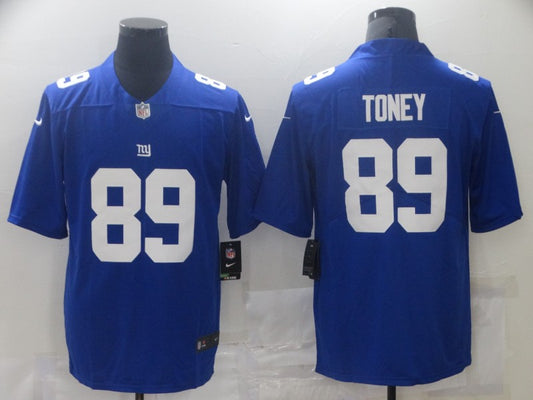 Men's New York Giants Kadarius Toney #89 Blue Game Jersey1