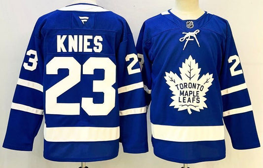 Men's Toronto Maple Leafs Matthew Knies #23 Fanatics Blue Player Jersey