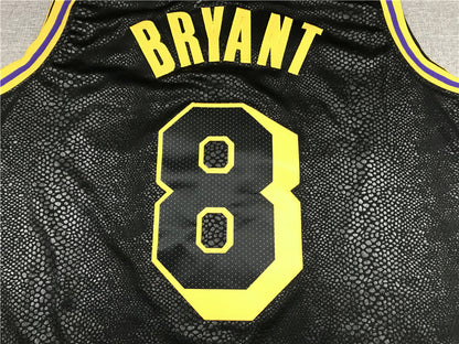 Men's Los Angeles Lakers Kobe Bryant #8 Black Swingman Player Jersey1